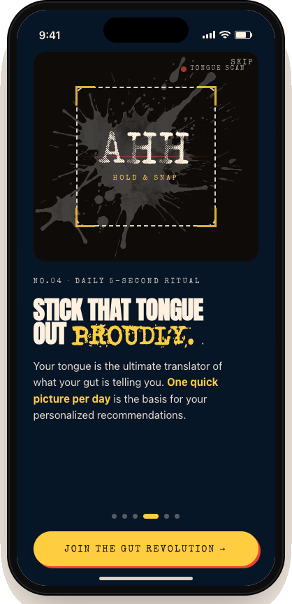 App ritual screen